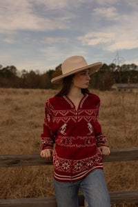 Apres Ski Sweater (red)