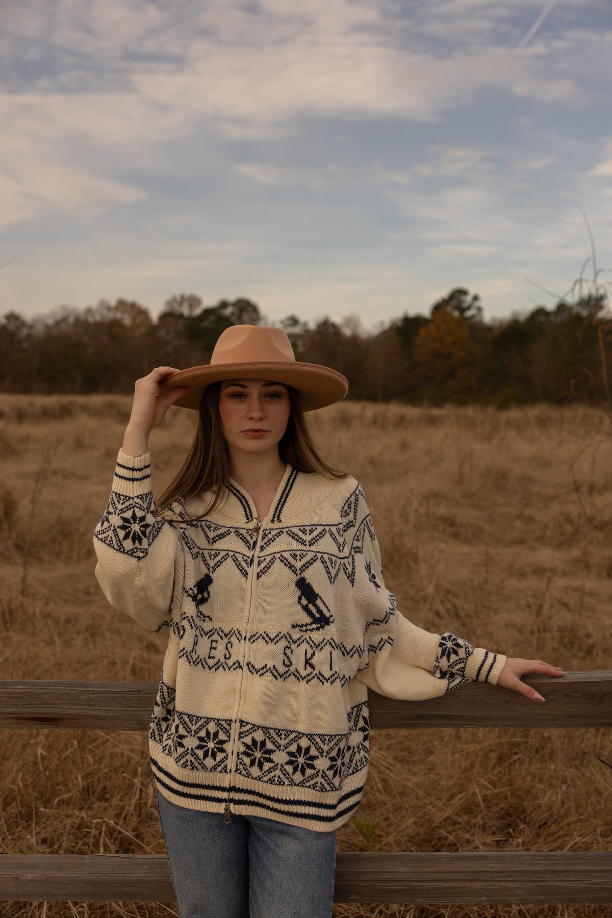 Apres Ski Sweater (cream/blue)