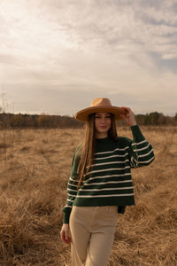 The Patton Sweater (dark green)