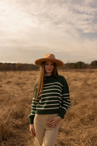 The Patton Sweater (dark green)