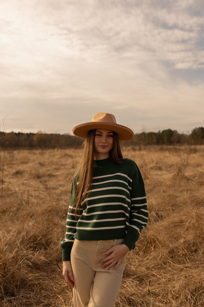 The Patton Sweater (dark green)