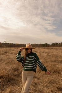 The Patton Sweater (dark green)