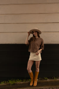 The Penny Cardigan (mocha)