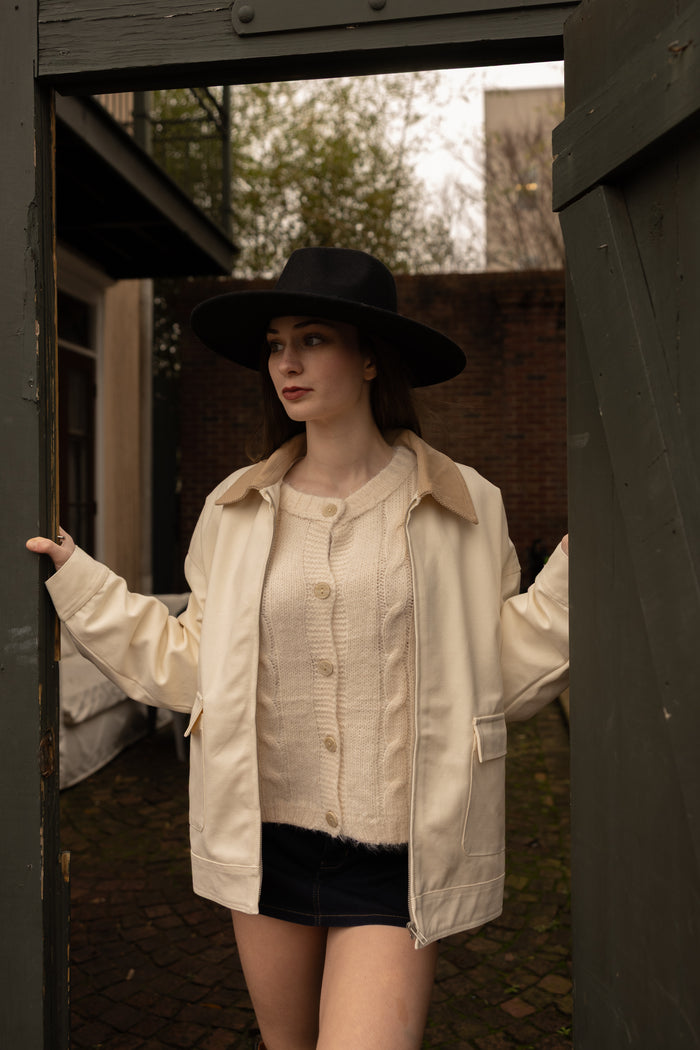 Kathleen Barn Jacket (ivory)