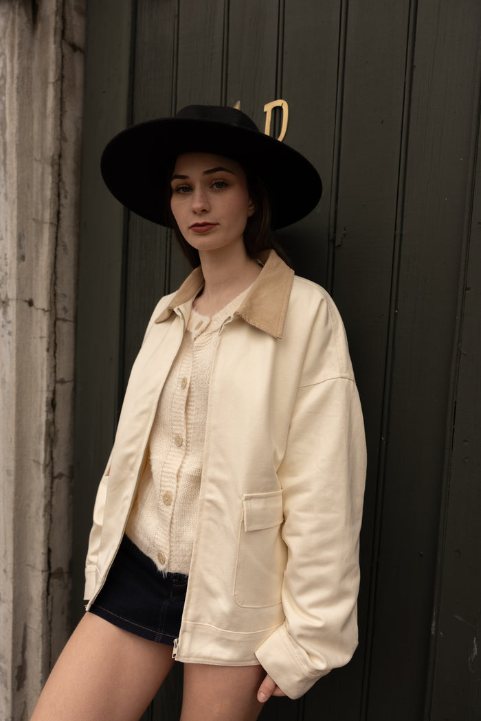 Kathleen Barn Jacket (ivory)