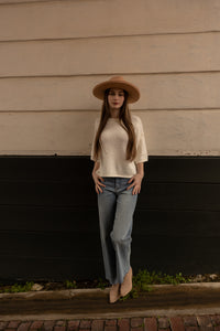 Marine Fit Wide Leg Pants (denim)