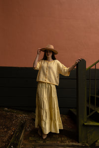 The Penny Cardigan (yellow/ivory)