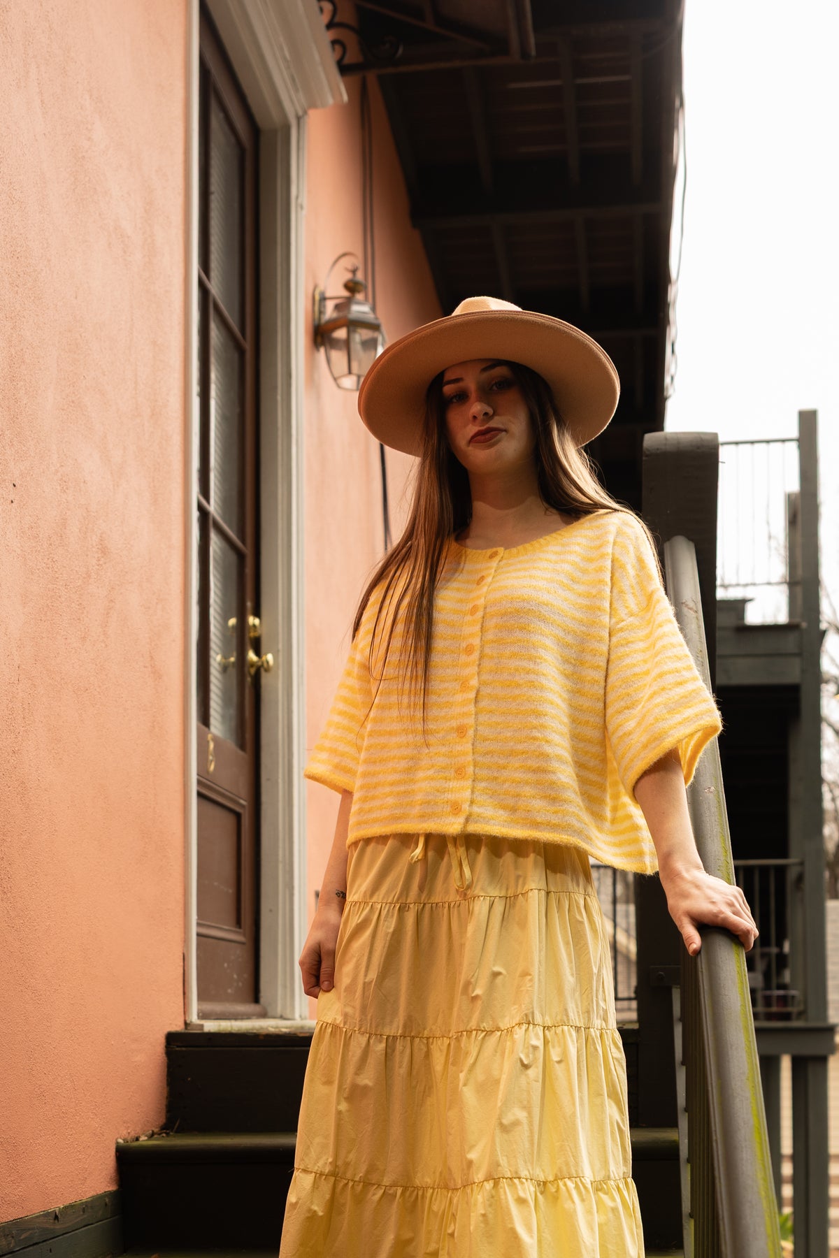 The Penny Cardigan (yellow/ivory)