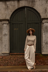 Arriella Off Shoulder Sweater (oatmeal)