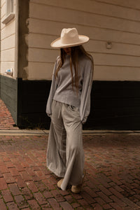 Darcy Wide Leg Joggers (sleet)