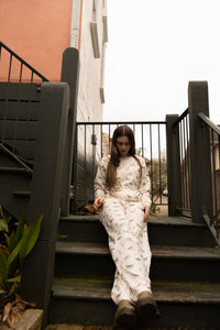 Duck Print Pants (cream)