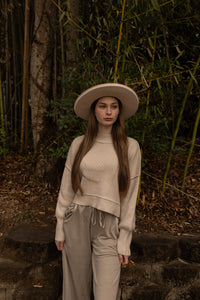 Darcy Wide Leg Joggers (ash mocha)