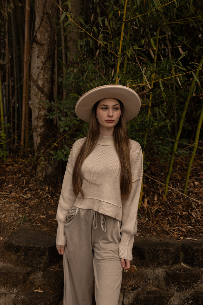 Darcy Wide Leg Joggers (ash mocha)