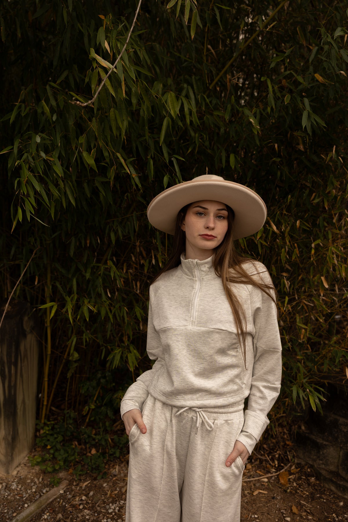 Harper Half Zip Sweatshirt (grey)