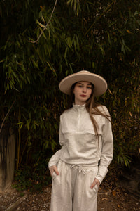 Harper Half Zip Sweatshirt (grey)