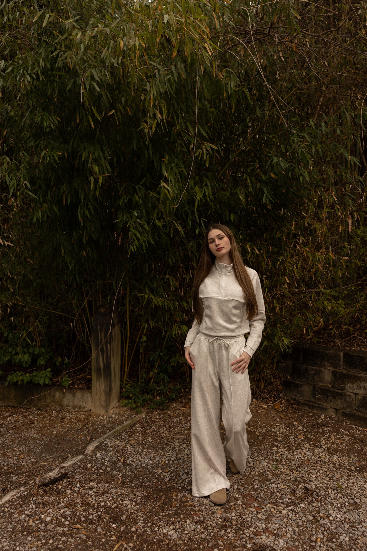 Harper Half Zip Sweatshirt (grey)