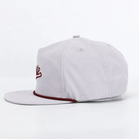 Mississippi State Script Poly Rope Hat - Grey - GEORGE-MARY'S