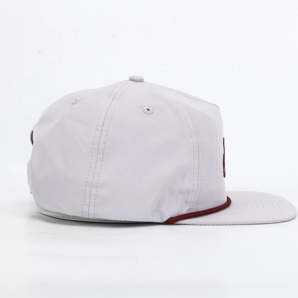 Mississippi State Script Poly Rope Hat - Grey - GEORGE-MARY'S