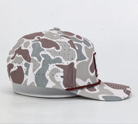 Mississippi State Bulldog Performance Rope Hat- Camo - GEORGE-MARY'S