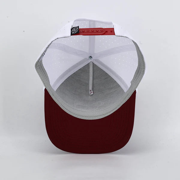 Mississippi State Bulldog Performance Rope Hat- Maroon/White - GEORGE-MARY'S