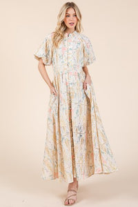 Westside Village Floral Midi Dress