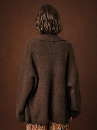 Edwards Cardigan (chocolate) - GEORGE-MARY'S
