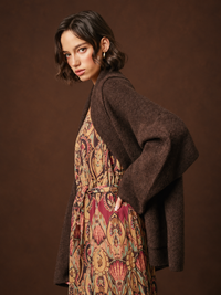 Edwards Cardigan (chocolate) - GEORGE-MARY'S