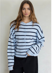 Piper Cardigan (lt blue) - GEORGE-MARY'S