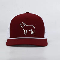 Mississippi State Bulldog Performance Rope Hat- Maroon/White - GEORGE-MARY'S