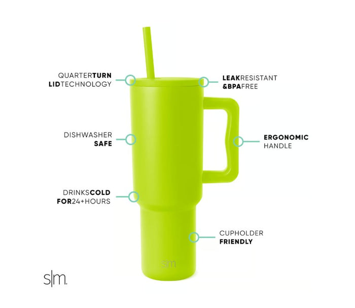 SIMPLE MODERN Trek Tumbler (apple green)