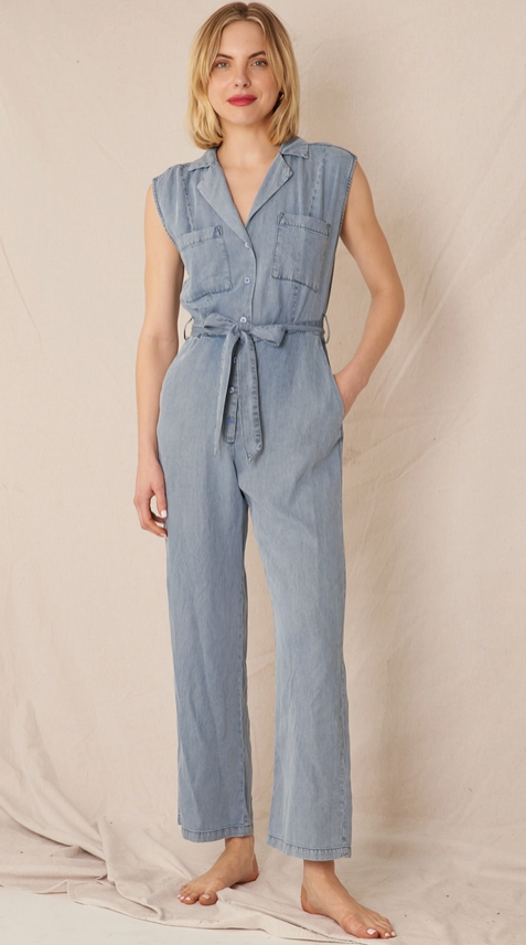 Rosie Collared Jumpsuit