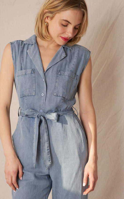 Rosie Collared Jumpsuit