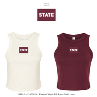 STATE Patch Tank (maroon) - GEORGE-MARY'S