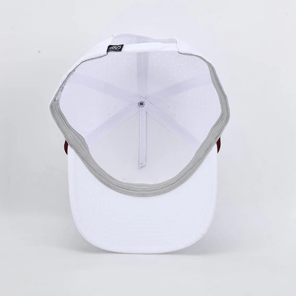 Mississippi State Performance Rope Hat- White - GEORGE-MARY'S