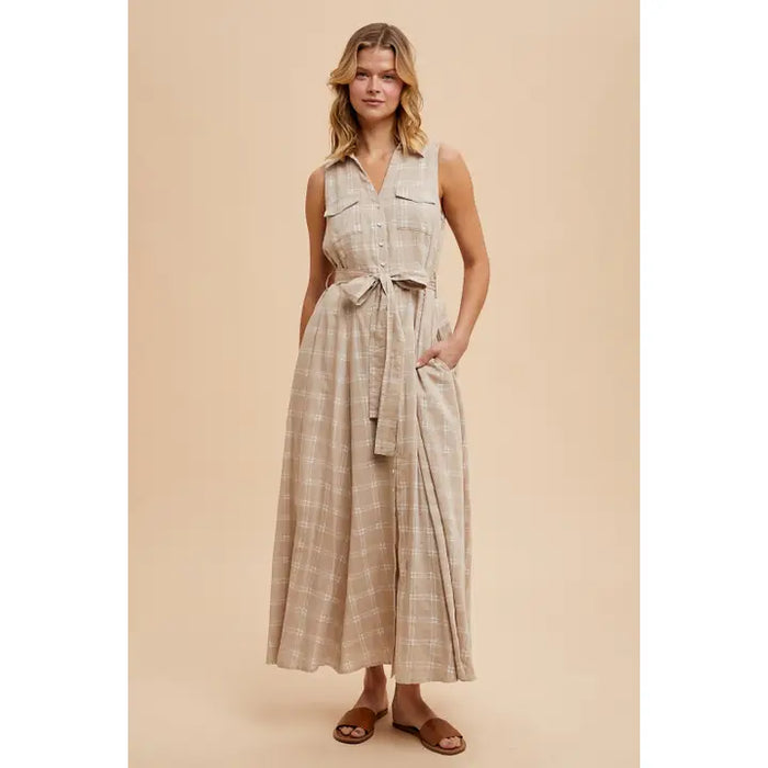 The Darling Dress (khaki)