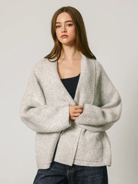 Edwards Cardigan (birch) - GEORGE-MARY'S