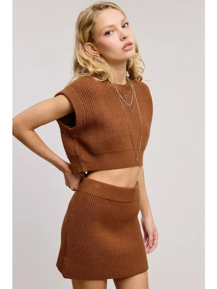Chestnut Sweater Top