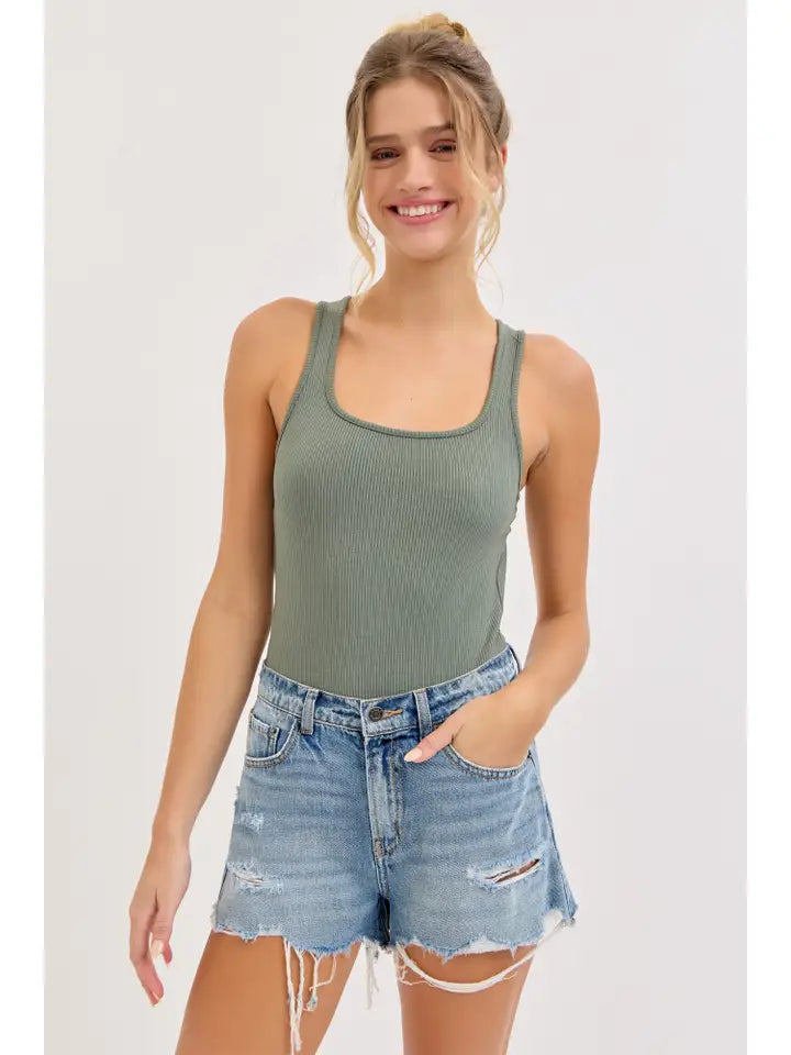 Reeves High Rise Denim Shorts - GEORGE-MARY'S