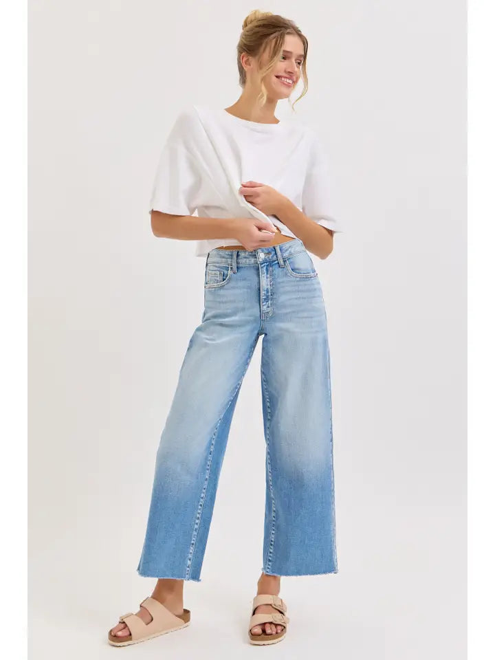 Banks High Rise Crop Leg Denim