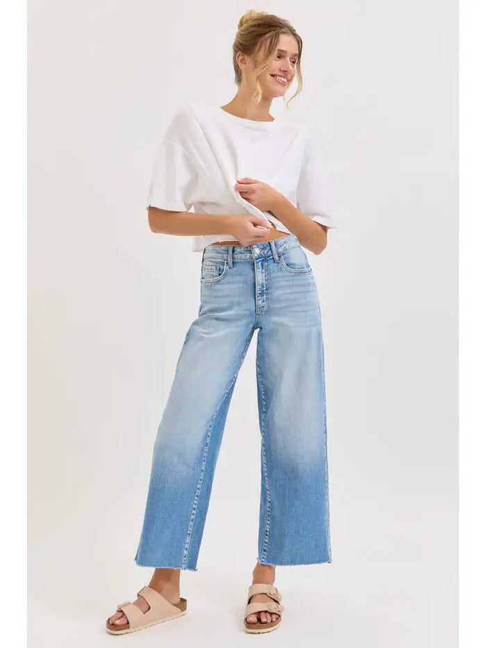 Banks High Rise Crop Leg Denim