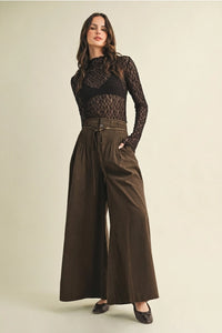 Monroe Pleated Palazzo Pants