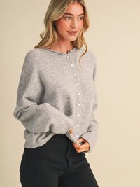 Poppy Cardigan (h. grey)