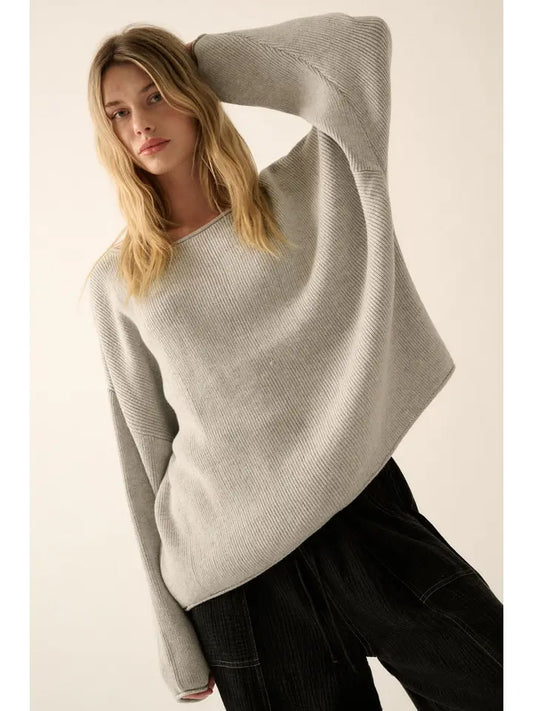 New Harbour Sweater (heather grey)