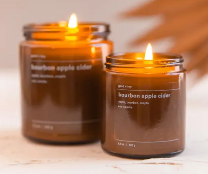 Bourbon Apple Cider Candle (3.5oz)