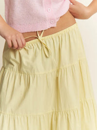 Butter Tiered Maxi Skirt