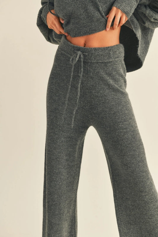 The Muse Sweater Pants (charcoal)