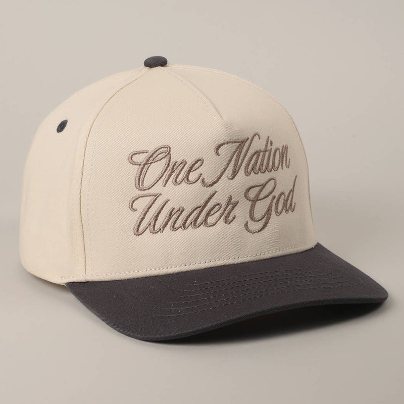 One Nation Under God Trucker Hat ( 3 colors)
