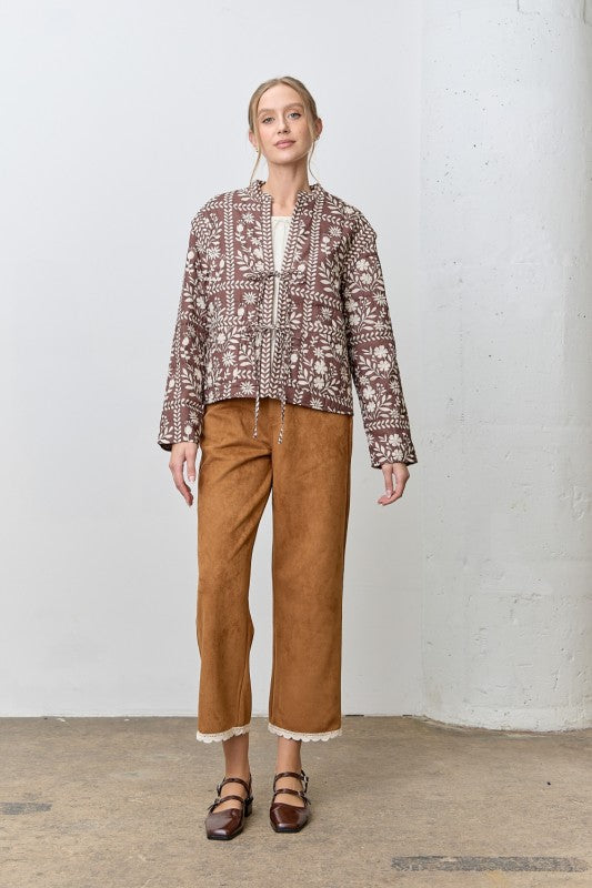 Sophia Floral Quilted Jacket
