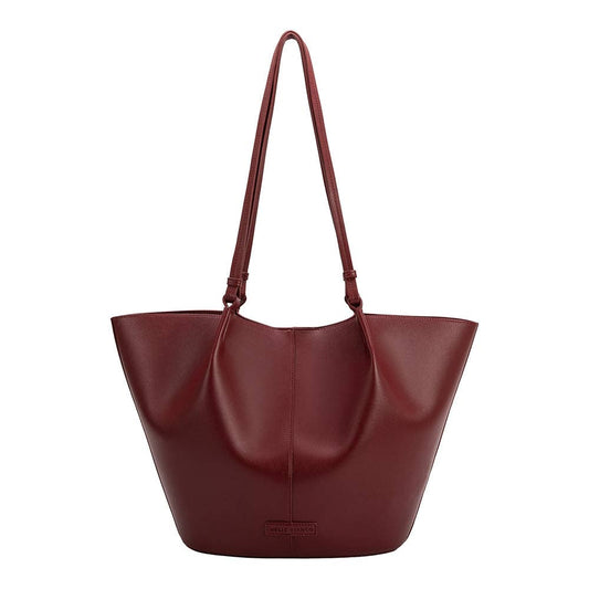 Lydia Cranberry Recycled Vegan Shoulder Bag