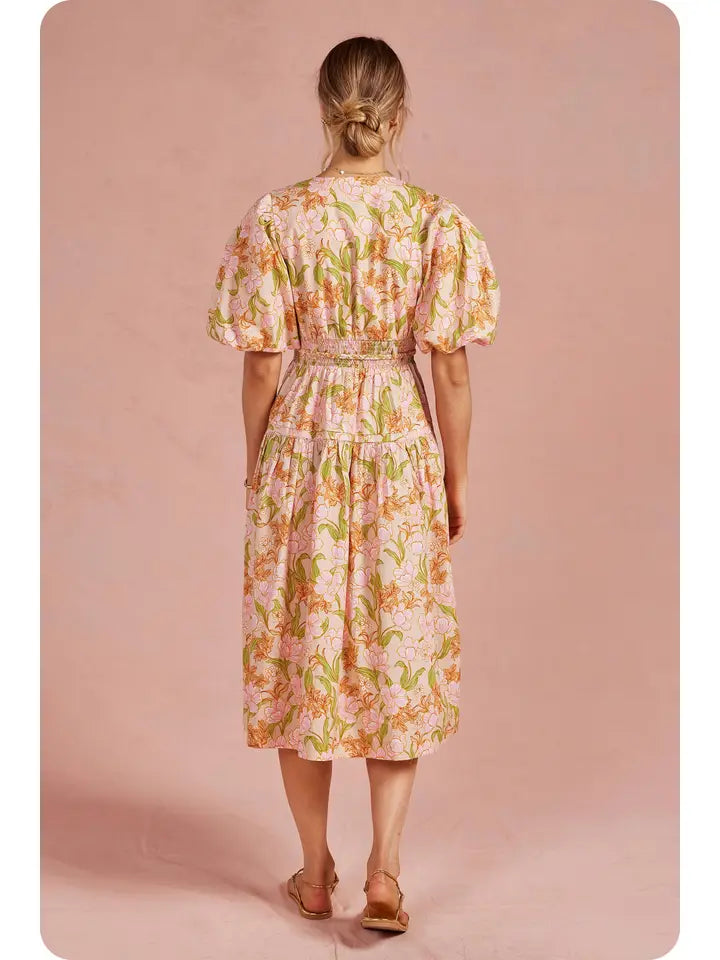 Meadow Puff Sleeve Dress - GEORGE-MARY'S